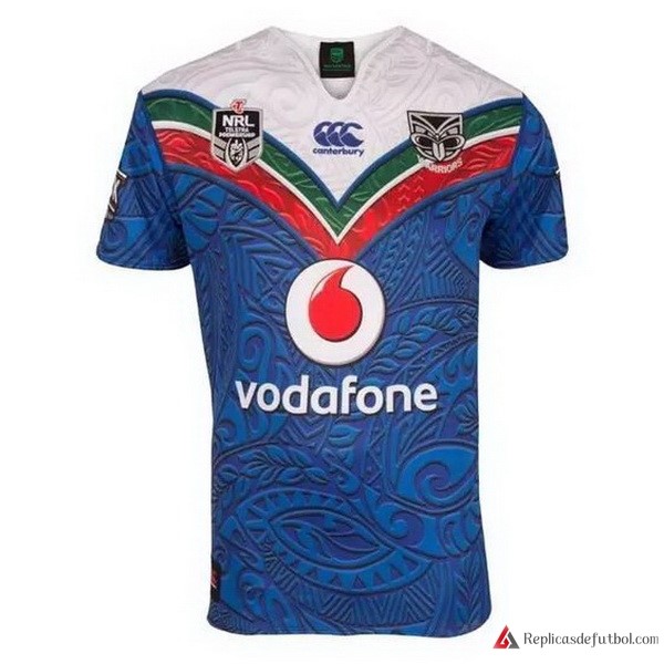 Camiseta Warriors Patrimonio 2017-2018 Azul Rugby